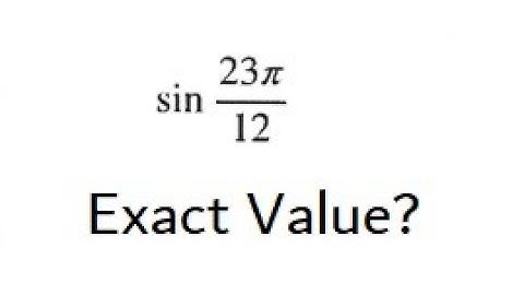 Grade 12 Advanced Functions - Finding the exact value using compound angle formulas (ch 7.2)