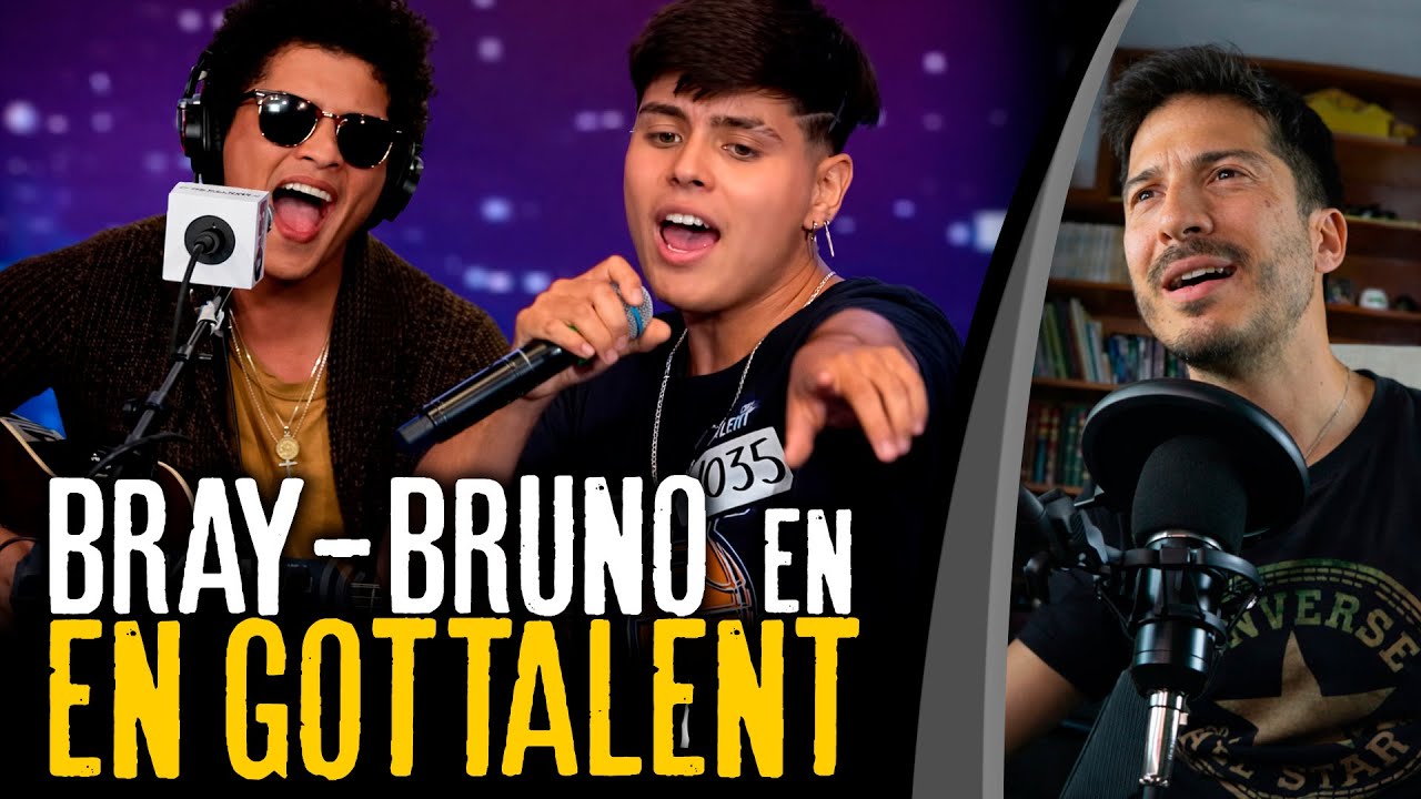 COMPARO a BRAY ON en GOT TALENT con BRUNO MARS en vivo, le da la voz realmente?