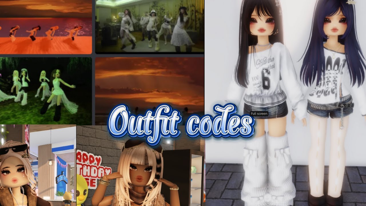 OUTFIT CODES RH DANCE STUDIO pt 13 - YouTube