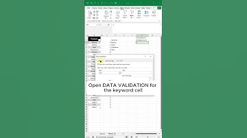 E48 dynamic data validation #exceltech #exceltips #excelclub