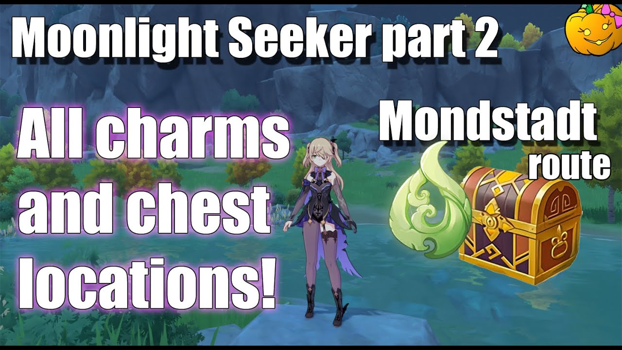 Moonlight Seeker part 2 all chest and charms in Mondstadt Genshin