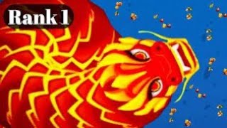 worm's Zone Io Dragon sneck game play Big sneck kills 😱 Worms Zone Io screenshot 3