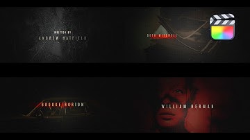 Atmospheric Intro Modular Template for Final Cut Pro — MotionVFX