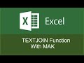 Excel TEXTJOIN Function