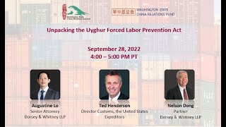Unpacking the Uyghur Forced Labor Prevention Act