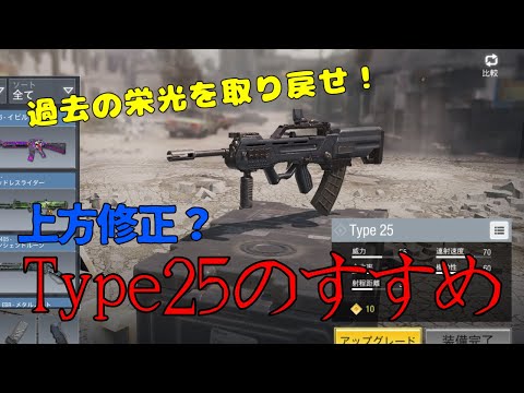 【Cod:MOBILE】結局Type25最強説 AKSやAK117の弱体化で実質強化された？