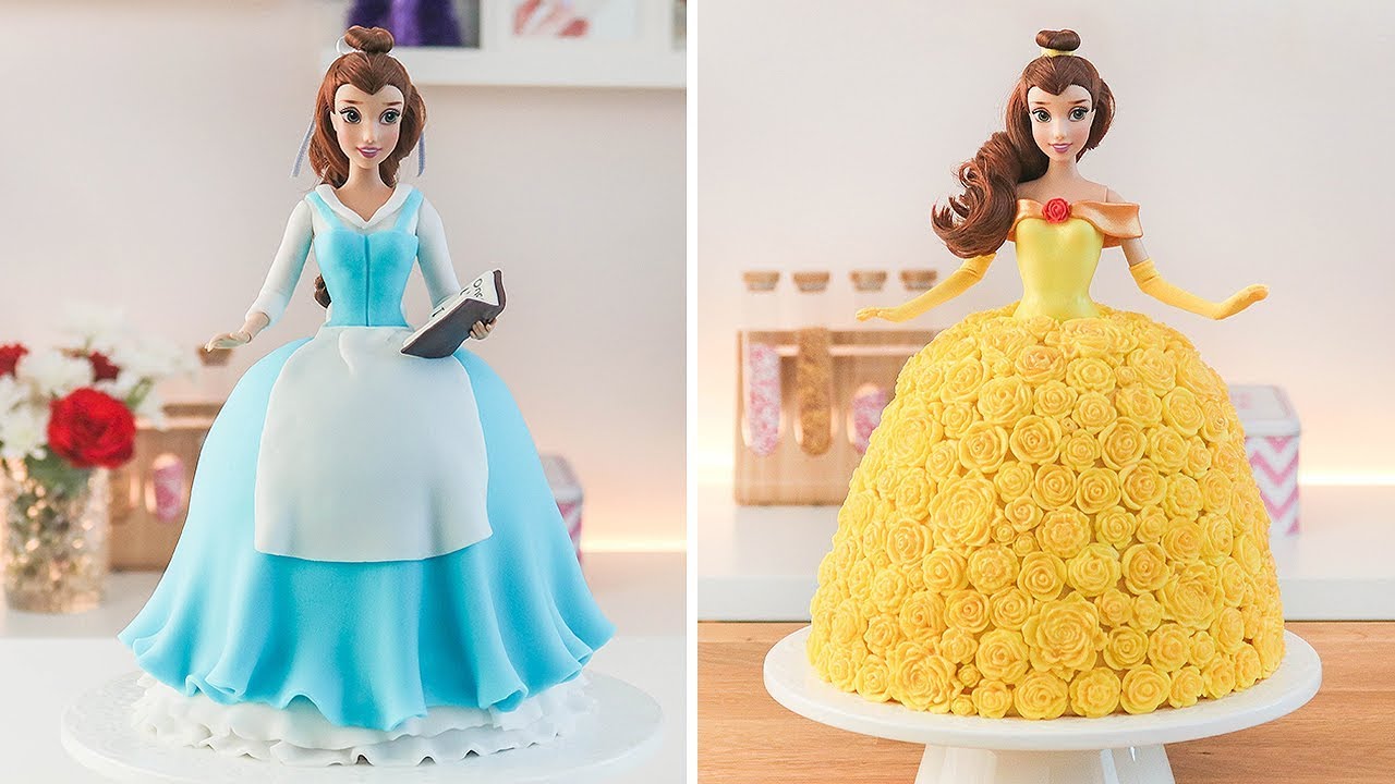 Disney belle cake