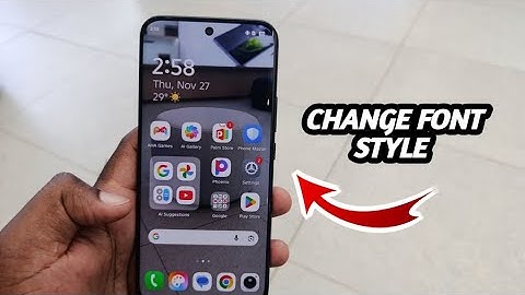 How To Change Font Style on Tecno Spark Slim 