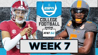Reacting to No. 3 Alabama vs. No. 6 Tennessee + Week 7 Highlights | The College Football Show