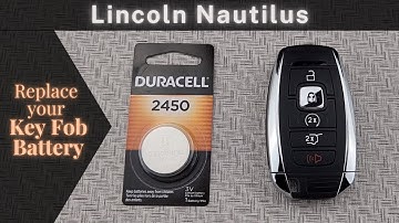 How to DIY Replace a Lincoln Nautilus 2019 Key Remote Fob Battery