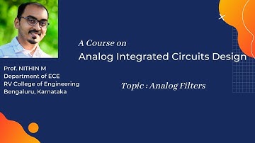 AICD Analog filters Lecture 3