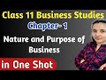 Class 11 Business studies Chapter 1 in one Shot | Class 11 Business Studies Chapter 1 | commerce