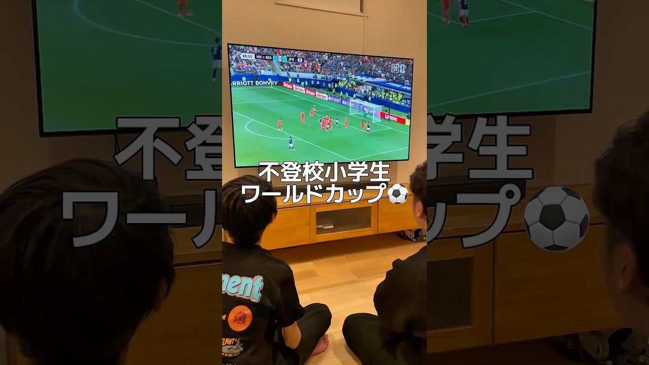 不登校の息子と僕のワールドカップ。ブラジル戦も最高だった。