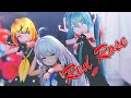 MMD Red Rose 柊マグネタイト Feat 初音ミク Sour式ミク リン あいな 春風あいな 4K 60fps 