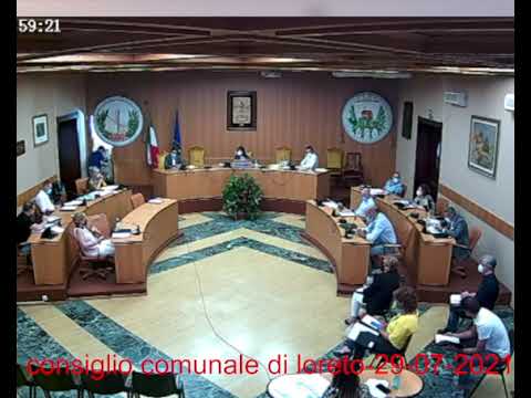 consiglio comunale di Loreto del 29-07-2021