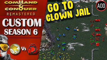 C&C: Tiberian Dawn - 1v1 Online Custom - Clown Alcatraz