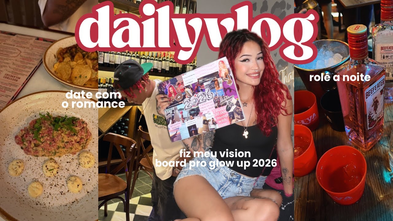 VLOG⭐️ Rolé em Botafogo, Date em restaurante, Girls Night + Quadro dos sonhos