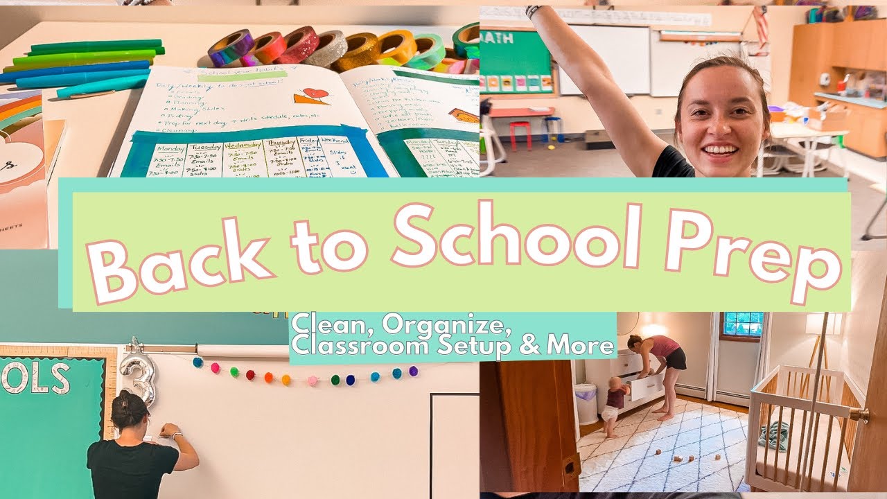 BACK TO SCHOOL PREP WITH ME 2022 l Day In The Life of a Teacher Vlog l ...