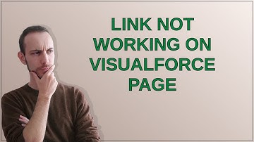 Salesforce: Link not working on Visualforce page
