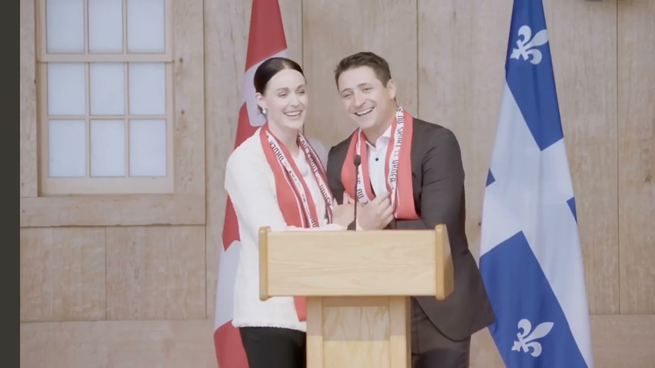 Tessa Virtue and Scott Moir at the 67th Annual Order of Sport Awards