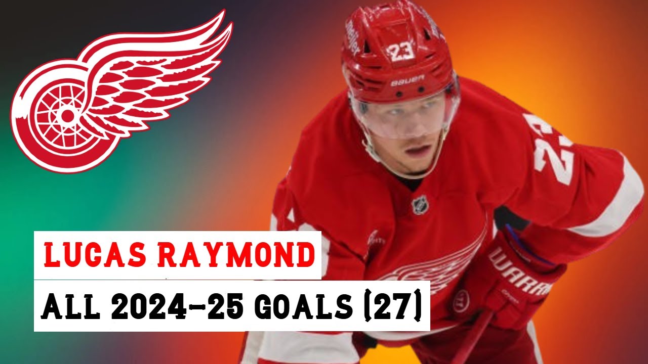 Lucas Raymond (#23) All 27 Goals of the 2024-25 NHL Season