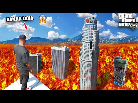 EMERGENCY THE ENTIRE CITY IS SUBSIDED BY LAVA GTA 5 MOD 