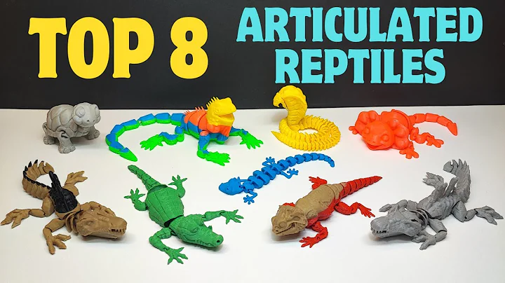 Top 8 Articulated Reptiles to 3D Print |3D Printable Animal Toys