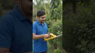 🌿 घास और झाड़ियों की कटाई अब आसान!Tomahawk CHT-8A Cordless Grass & Shrub Trimmer – 3.7V पावर #viral