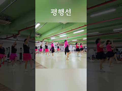 문희옥 평행선 트로트 라인댄스 #평행선 #트로트 #라인댄스