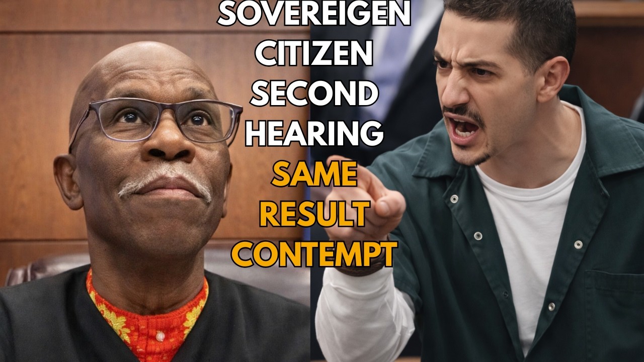 Sovereign Citizen Meltdown Continues — Judge Hands Down 30-Day Sentence (Part 2)