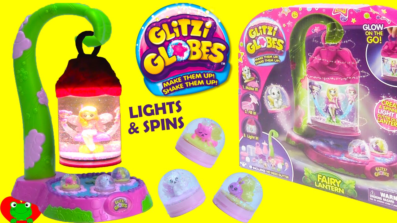 watershed Glitzi Globe Fairy Lantern Lights and Spins