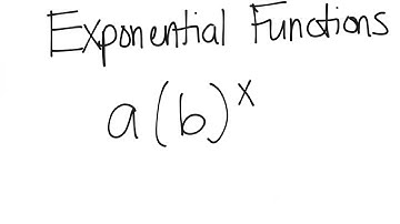 Exponential Graphs Growth/Decay and Asymptotes