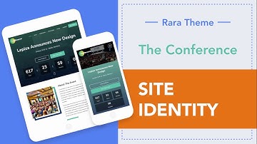 Step 2: How to add Site Title, Site Description and Logo | The Conference Free WordPress Theme