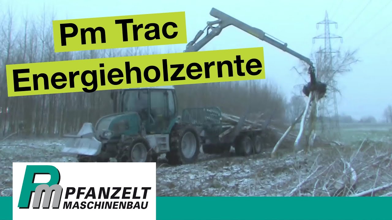 Einsatzvideo Pfanzelt Pm Trac 2380 beim Rücken auf einer KUP-Fläche