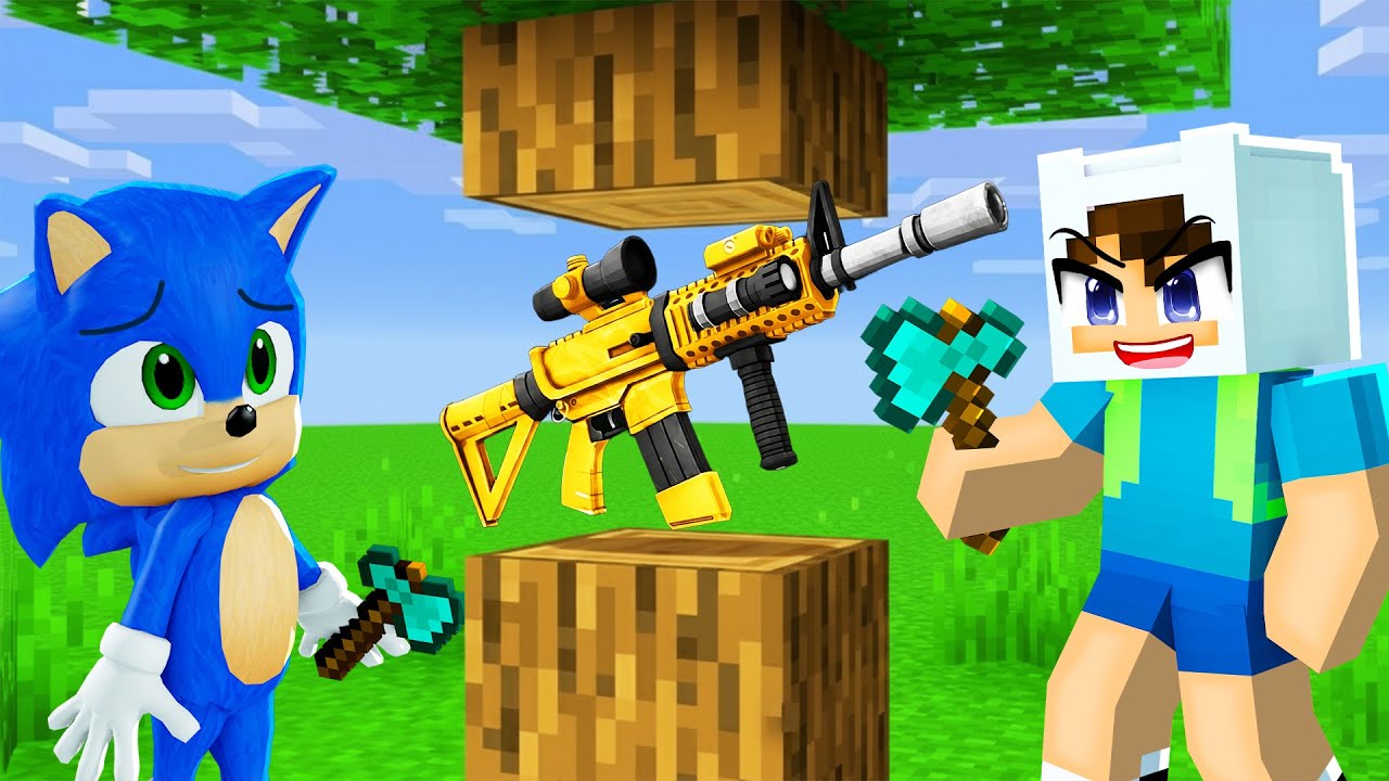 ENES VE BEBEK SONİC HER BLOKTAN SİLAH ÇIKARTIYOR 😱 Minecraft