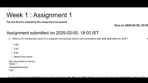 Fuzzy Sets,Logic,Systems &Applications Course Week -1 Assignment solution 2025#2025Nptel#week1#Fuzzy