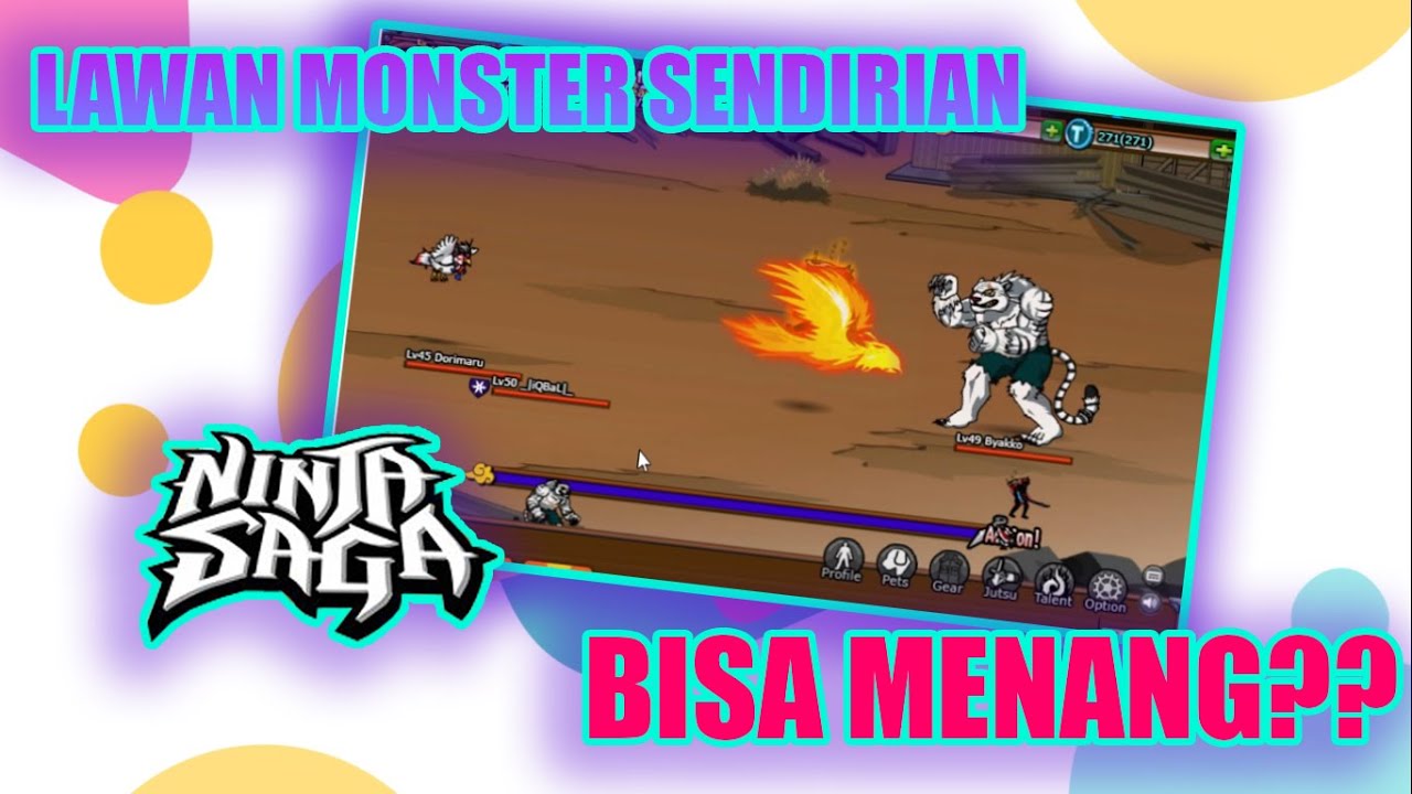 GAME FACEBOOK| Lawan Hunting House Sendirian - Ninja Saga Indonesia