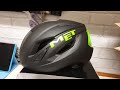 MET Strale Road cycling helmet Black green