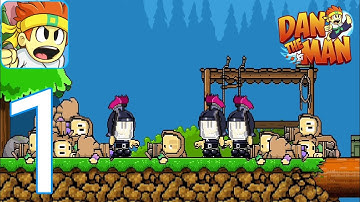 Dan The Man: Action Platformer - Gameplay Walkthrough Part 1 ( Android, iOS ) 