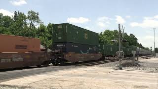 NORFOLK SOUTHERN EMD SD70ACE Northbound Intermodal Container Train