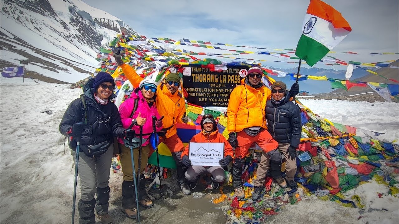 Annapurna Circuit Trek April 2024 (Full Video)