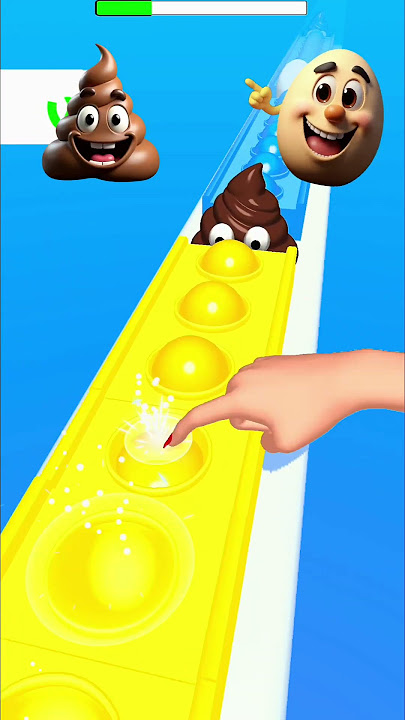 Egg 🥚🆚 poop 💩 : The fastest 💨 Pop Run Ever! level-15 #shorts