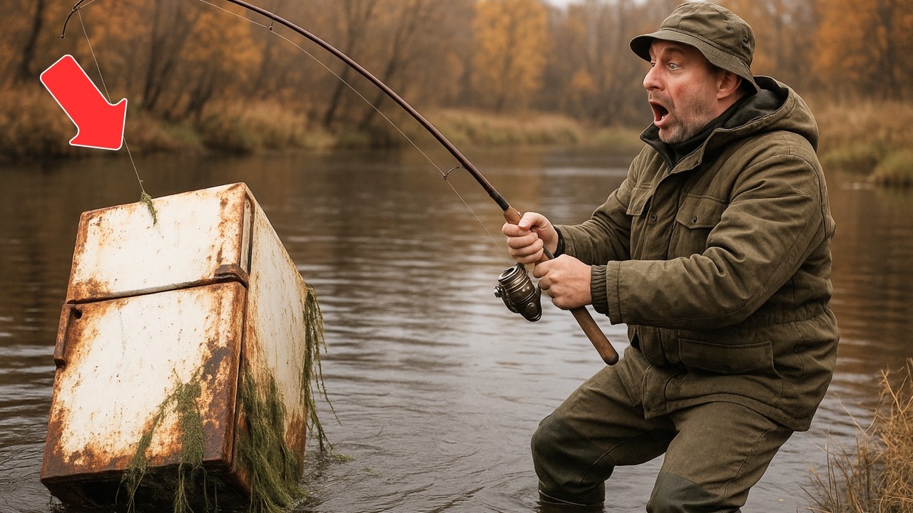 То что рыбак обнаружил в старом холодильнике, повергло в шок весь полицейский участок!