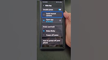 Customize a Double Press of the Samsung Side Key
