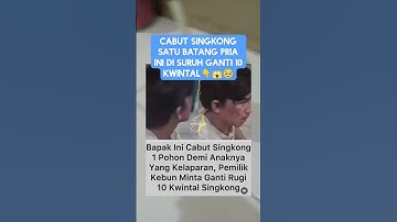 Pria cabut singkong 1 batang suruh ganti 1 kwintal‼️ #shorts #short #shortvideo #trendingshorts