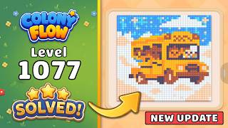 Colony Flow! Level 1077 Walkthrough 🐜 | ABI GAMES Solution & Gameplay 🧩 (New Update)