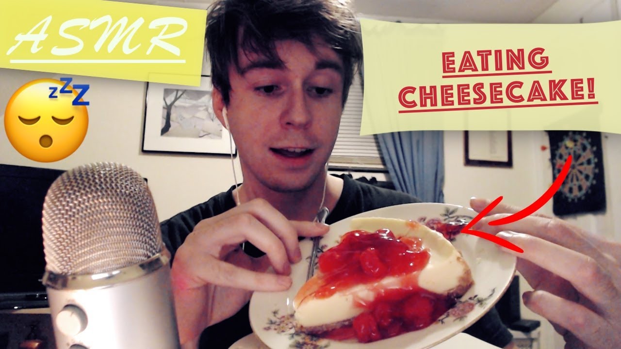 ASMR MUKBANG EATING SOUNDS *CHEESECAKE!* MOUTH SOUNDS 🍰 ASMR