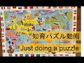 Mickey Mouse_World map puzzle_ミッキーマウス世界地図パズル_知育