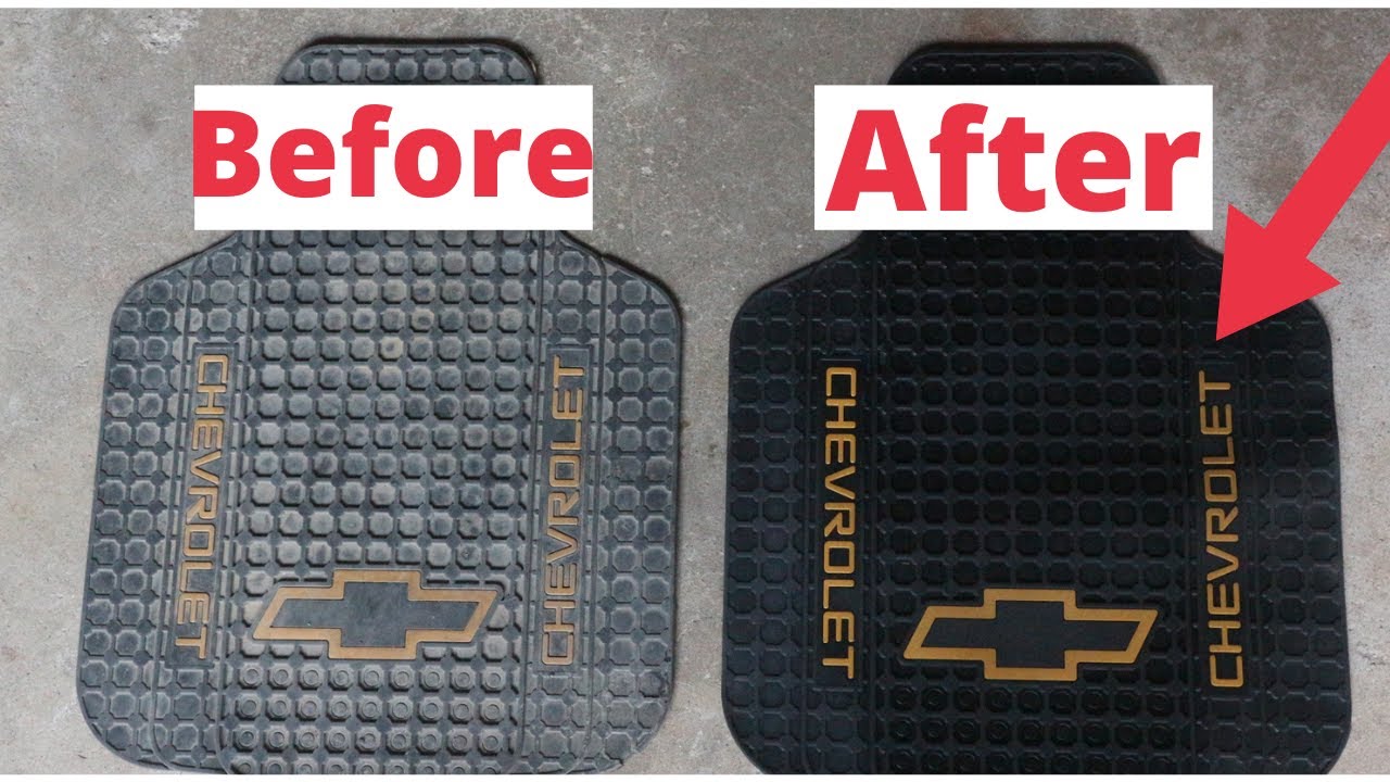Cleaning rubber floor mats Super clean! YouTube