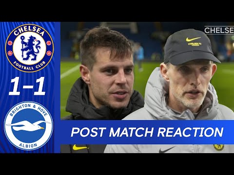 Thomas Tuchel & César Azpilicueta React To Late Draw at the Bridge | Chelsea 1-1 Brighton